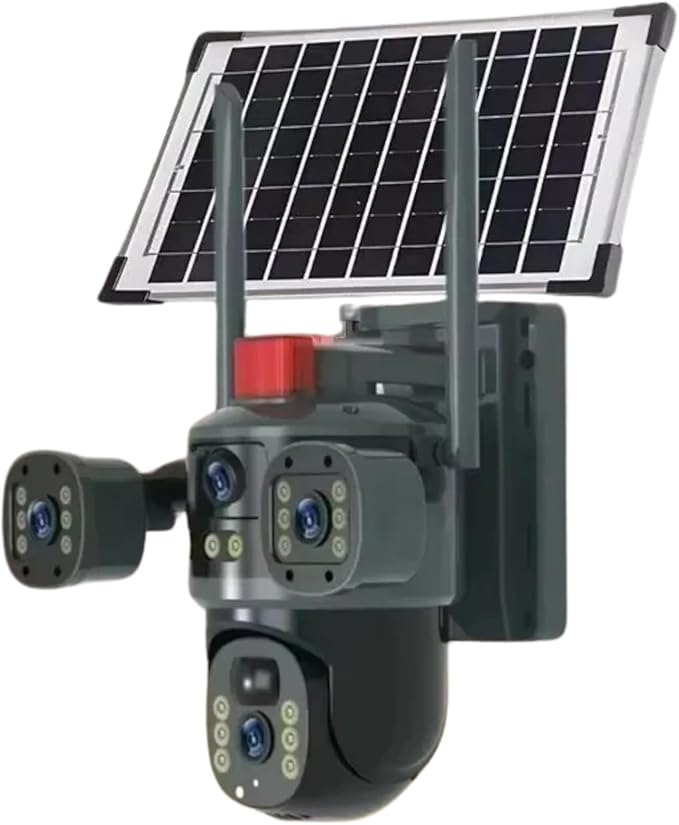 Calus VC15‑4G AI Solar Security Camera – 2‑in‑1 Dual‑Lens 4G Solar CCTV, HD, Night Vision & Two‑Way Audio