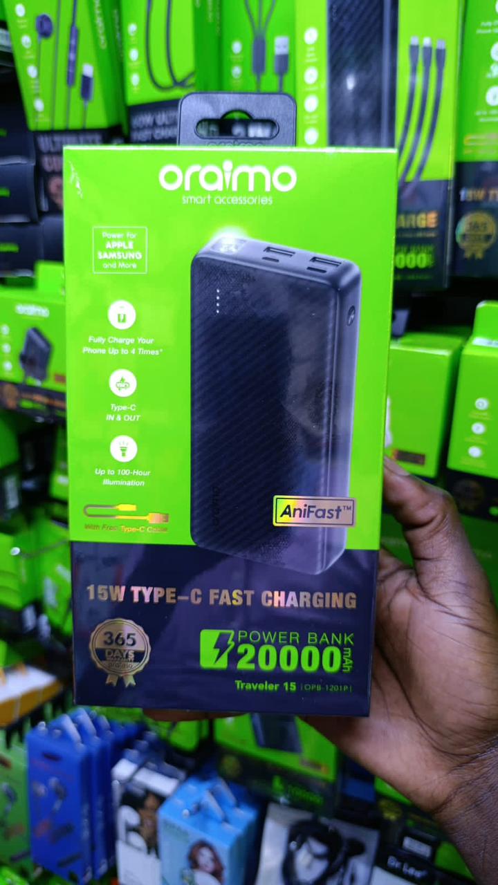 Oraimo 20,000β―mAh Power Bank