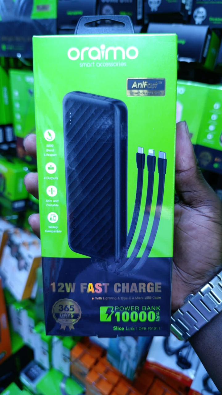 Oraimo 10,000β―mAh Power Bank