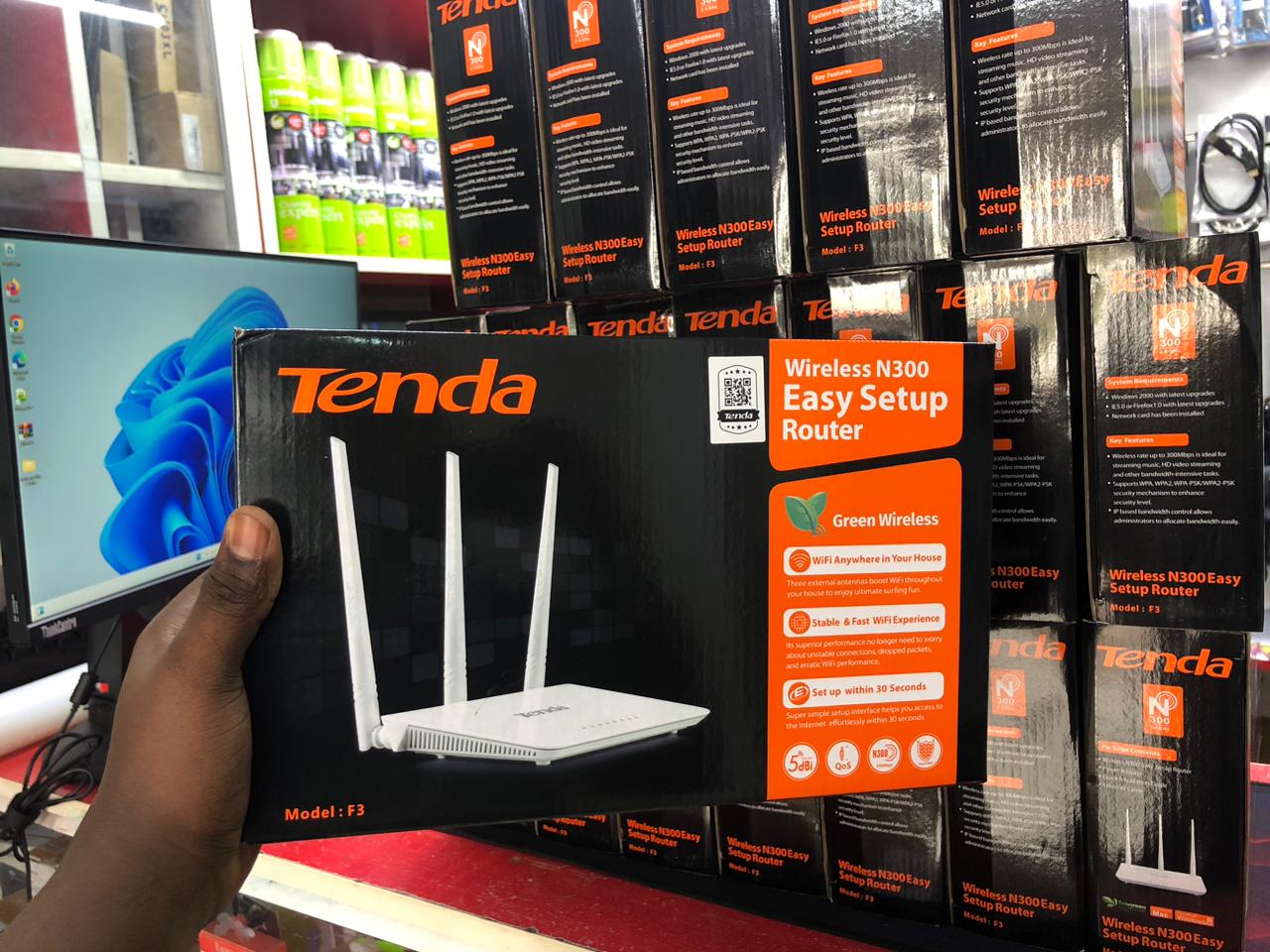 tenda F3 N300 300 Mbps Wireless WiFi Router