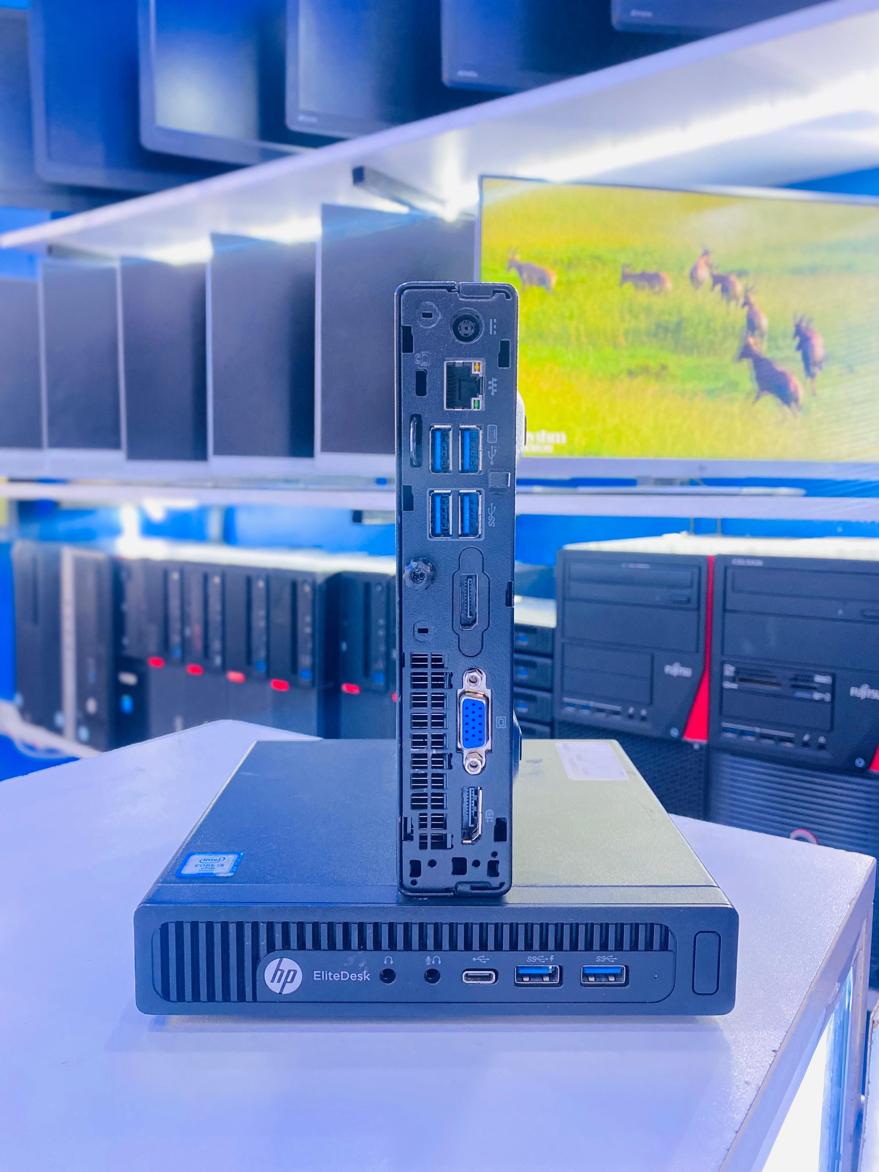 HP EliteDesk Mini CPU  Intel Core i5 Processor | 8GB RAM | 256GB SSD Storage thumbnail 2