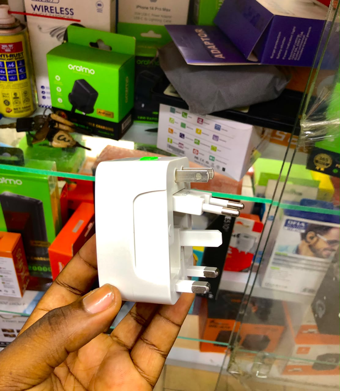 Universal All-in-One Travel Adapter | Multi-Country Plug | USB Charging | Worldwide Compatibility